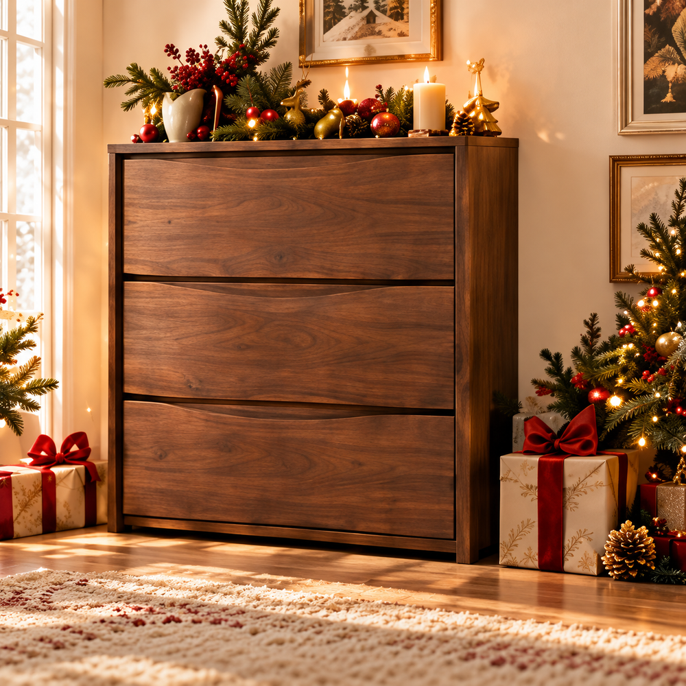 Wave Front Shoe Cabinet